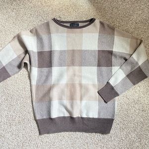 Plaid sweater